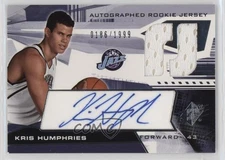 2004-05 SPx Auto Rookie Jersey /1999 Kris Humphries #133 Rookie Auto RC