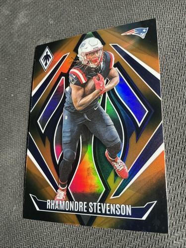 2024 Panini Phoenix Orange Rhamondre Stevenson #124 New England Patriots - Picture 3 of 5