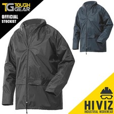 Waterproof Storm Jacket Coat Mens Ladies Breathable Vents Rain Hiking PVC Light