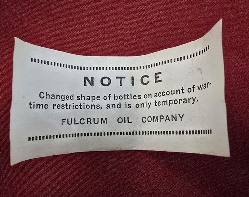 Patrimonio del relojero raro N.O.S. Botella de Aceite Pulsera "Fulcrum's (Reloj Pulsera) - Imagen 5 de 6