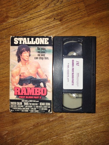 Rambo First Blood Part II 2 (VHS, 1988) Sylvester Stallone - Pre-Owned - Picture 6 of 6