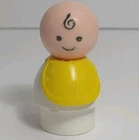 1970s 1973 VINTAGE Fisher Price Little People Figure Baby Hospital Nursery #761