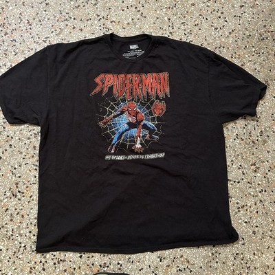 Marvel Men s T-Shirt Spider-Man Spidey Sense Tingling Distressed Graphic 3XL