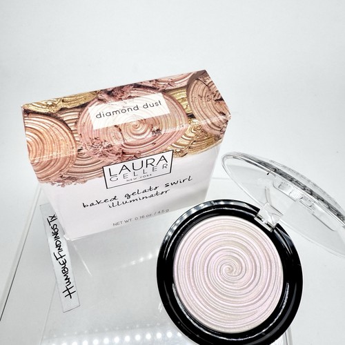 Laura Geller DIAMOND DUST Baked Gelato Swirl Illuminator Iridescent Highlighter - Picture 2 of 7