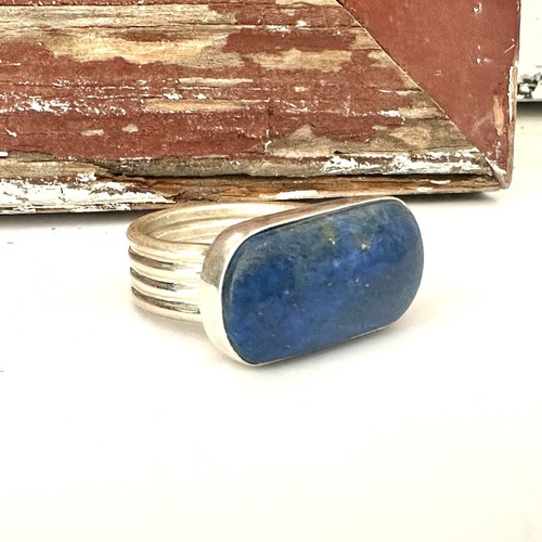 Southwestern Jay King DTR Sterling Silver 925 Desert Rose Trading Lapis Ring - Picture 16 of 19