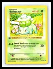 💥 BULBASAUR 1st Edition Shadowless Base Set 1999 Pokemon TCG Non Holo # 44/102