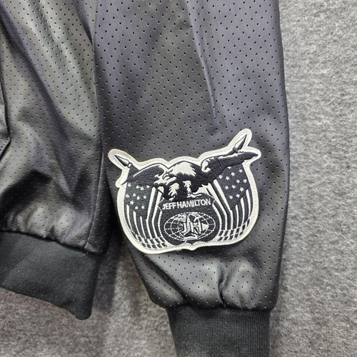 Green Bay Packers Jacke Herren XL Kunstleder NFL Football Jeff Hamilton Kapuze - Bild 4 von 12