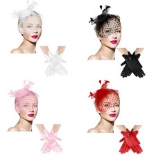 Bowknot Lace Headbands Wedding Women Headpiece Fashionable Ponytail Headbands