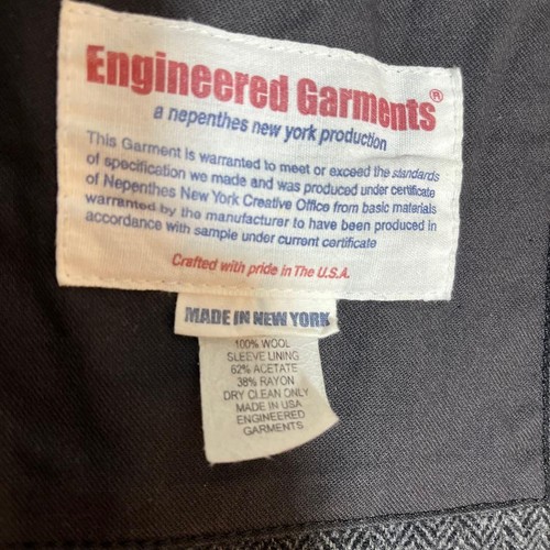 Engineered Garments Bedford Jacket Grey Wool Size XS Men's stylish From Japan - Picture 20 of 24