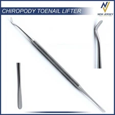 Professional Ingrown Toe Nail Lifter Nail Cleaner Chiropody Podiatry Dual Tools