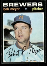 1971 Topps Bob Meyer #456 Milwaukee Brewers