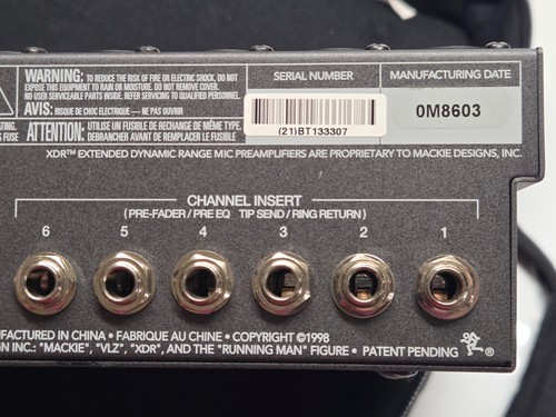 Best audio mixer? MACKIE 1402-VLZ Pro 14-Channel Mic/Line Mixer WITH padded bag. - Picture 12 of 14