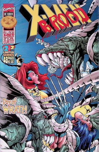 X-Men vs. The Brood Set #1 & #2 (1996, Marvel) VERY FINE - Picture 4 of 6