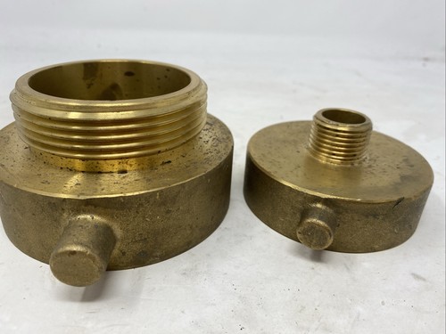 Dixon HA3025F - Hydrant Adapter Pin Lug Brass, 2-1/2" Male NST x 3" Female NST - Bild 8 von 12