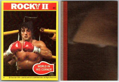 1979 Topps Rocky II Cards - Sylvester Stallone - You Pick - Complete Your Set!! - Picture 59 of 156