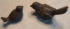 Lot of 2 - Cast Iron Decorative Birds