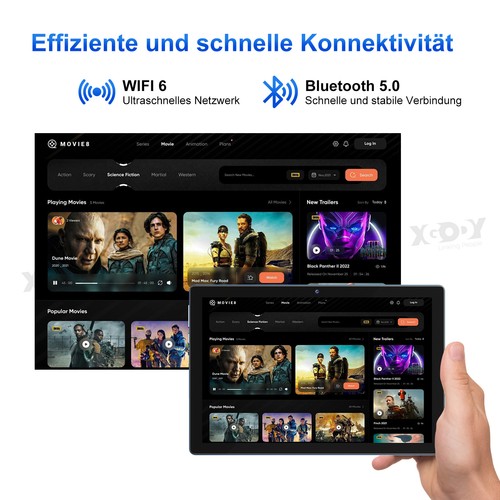 2025 Neu 11 Zoll Tablet Android15 16GB RAM+256GB 8000mAh 8-Core 5G WlFI 3.5mm - Bild 32 von 35