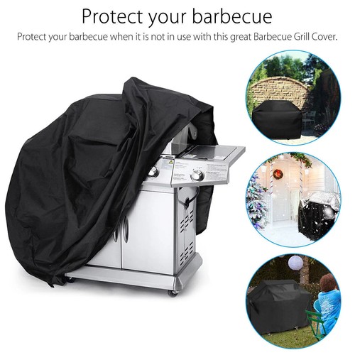 Heavy Duty BBQ Cover Waterproof Barbecue Grill Protector Outdoor Covers S/M/L/XL - Picture 7 of 22