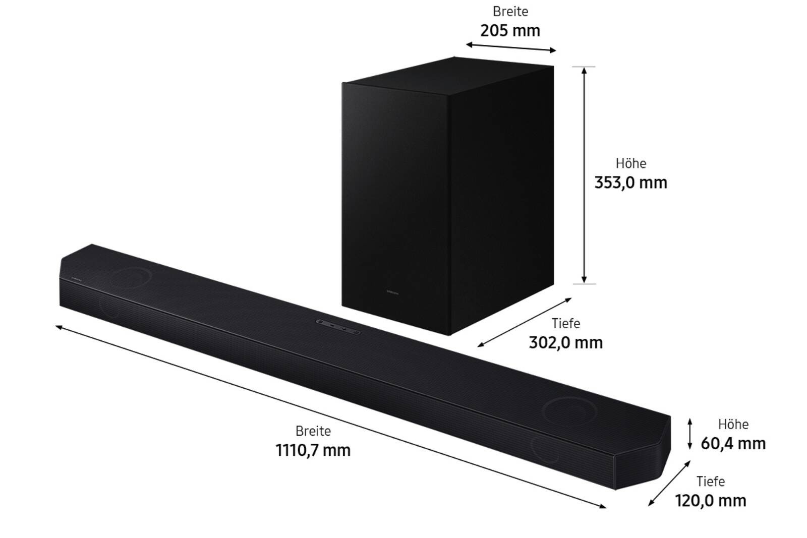 Samsung HW-Q710GDZG Soundbar 3.1.2 Kanal-System Q-Symphony ARC Bluetooth