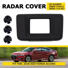 1X Distance Sensor Milliwave Radar Cover +3 Clip For 2018-2022 Honda Accord EXD