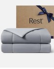 Rest Ever Cool Award Winning Cooling Comforter Queen Size Cool Gray Color