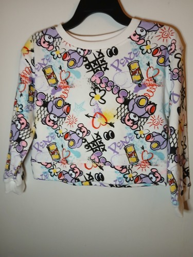 80's Style Graffiti Top  Size 6X Super Cute - Picture 1 of 3