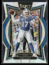 2024 Panini Select #34 Josh Allen Silver Prizm Die Cut Buffalo Bills