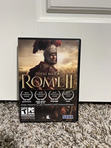 Total War: Rome II (PC DVD-ROM, 2013) Complete 3 Disc Set With Manual & Code!