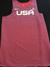 Nike 2023 USA International Team Pro Elite Track Singlet Men Sz 2XL AO8669-602