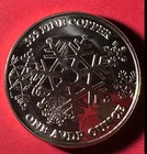 Vintage GEM Uncirculated .999 FINE Copper Merry Christmas Doggy! Round!