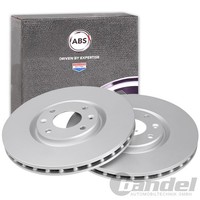 2X A.B.S. Bremsscheiben 302Mm Vorne Passend FüR CitroËN C4 DS4 DS5 Ds Ds Opel