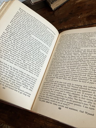 The Fountainhead von Ayn Rand - Vintage HC mit Schutzumschlag - Bobbs-Merrill Buch - Bild 13 von 16