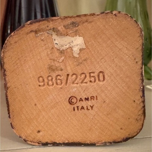 VTG ANRI MELODY FOR TWO Wood Carved Girl Playing Mandolin by Ferrandiz Italy - Picture 4 of 12