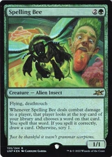 Spelling Bee R Unfinity 155 Lightly Played foil