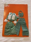 Vintage #7933 1975 Barbie Super Star Fashion Originals Green Separates, Carded