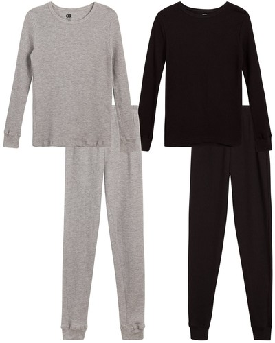 Thermal Underwear Set 4 Piece Waffle Knit Top and Long Johns (2T-16), Size 81...