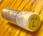 1993 P Roosevelt Dime Roll 50 Coins Uncirculated