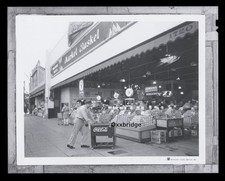 Carrito de Coca Cola Market Basket, estuche botellas 1940 LA Grocery Store General C10018