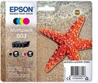 Epson 603 Starfish Black Cyan Magenta Yellow Standard Capacity Ink Cartridge Mul