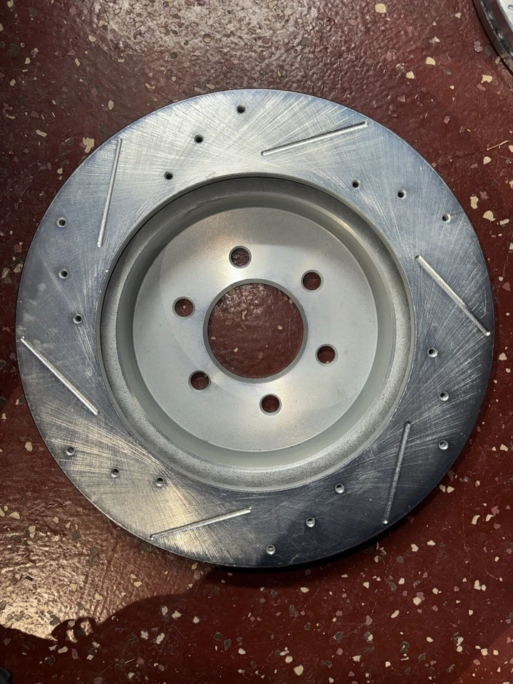 Juego de rotores de freno perforados y ranurados Power Stop 03-04 Dodge Dakota 6 tacos AR8760 Foto 3 de 4