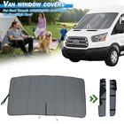 Magnetic Front Windshield Insulated Blackout Window Cover For 15-25 Ford Transit