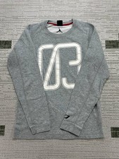 Air Jordan Sweatshirt Womens Small Gray Cotton Pullover Fleece