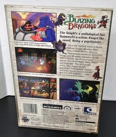 BLAZING DRAGONS  Sega Saturn, TESTED & WORKING, CIB