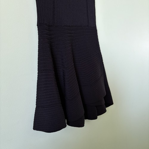 Jonathan Simkhai Black Ribbed Midi Knit Mermaid Skirt Women’s Extra Small XS - Picture 5 of 24