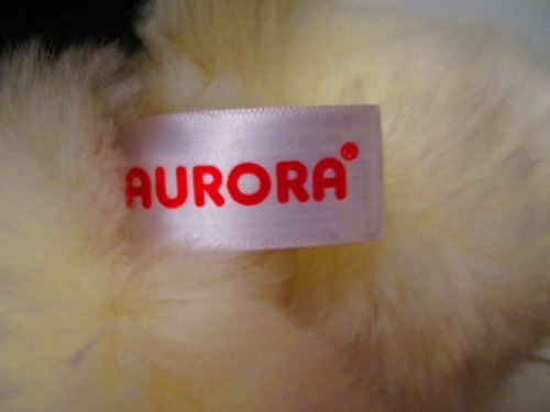 Aurora Calico Cat Plush Floppy Blue Eyes Brown White Black Pink Bow Ribbon 17” - Picture 5 of 5