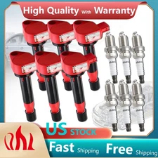 UF242 Ignition Coil and Iridium Spark Plug For 2000-2007 Honda Accord V6 3.0L
