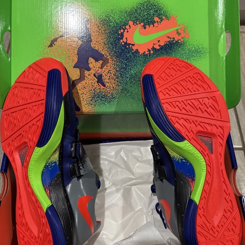 Kevin Durant KD4 Nerf 2024 Size M11 Blue/Orange/Green - Picture 5 of 5