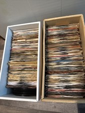 50 Vintage 45 RPM Records Bulk Lot VG Vinyl Country Pop Rock Soul Doo Wop