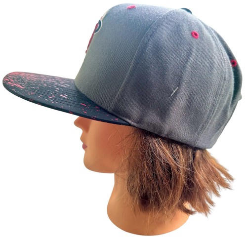 RAR! Miami Heat Mitchell & Ness Snap Back Grey with Flamed Bill Hat /Cap NBA - Bild 7 von 12