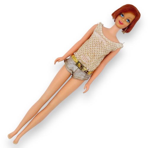 Casey Barbie Puppe 1967 rot brünett 1180 OSS Ohrring Twiggy Twigster 1727 Mattel - Bild 10 von 20
